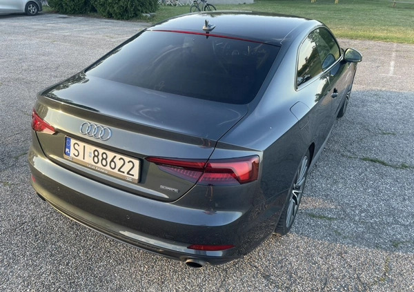 Audi A5 cena 130000 przebieg: 107241, rok produkcji 2018 z Chorzów małe 106